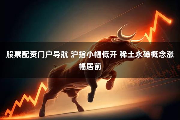 股票配资门户导航 沪指小幅低开 稀土永磁概念涨幅居前